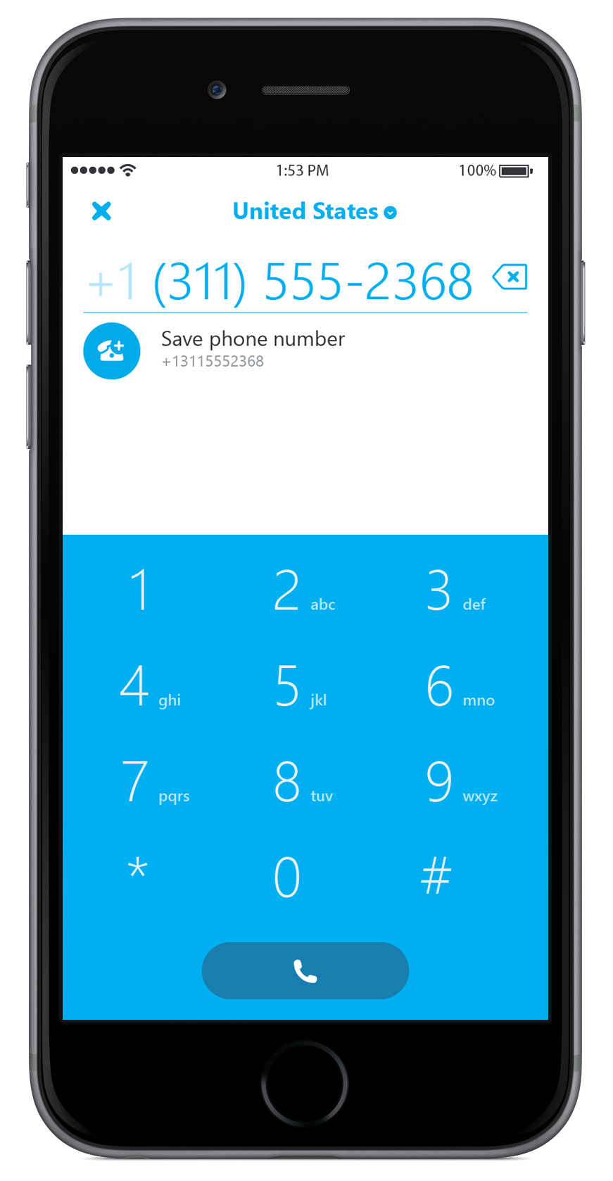 iPhone Mobile Dialer 1
